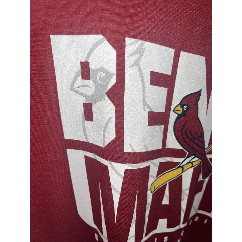 St. Louis Cardinals Bench Mafia Red T-shirt By ‘47 2XL Vintage-inspired